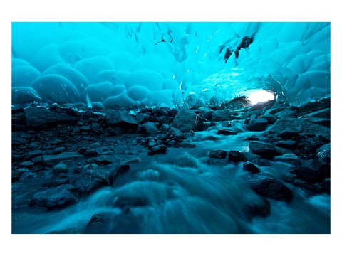 Photo de grotte glacée