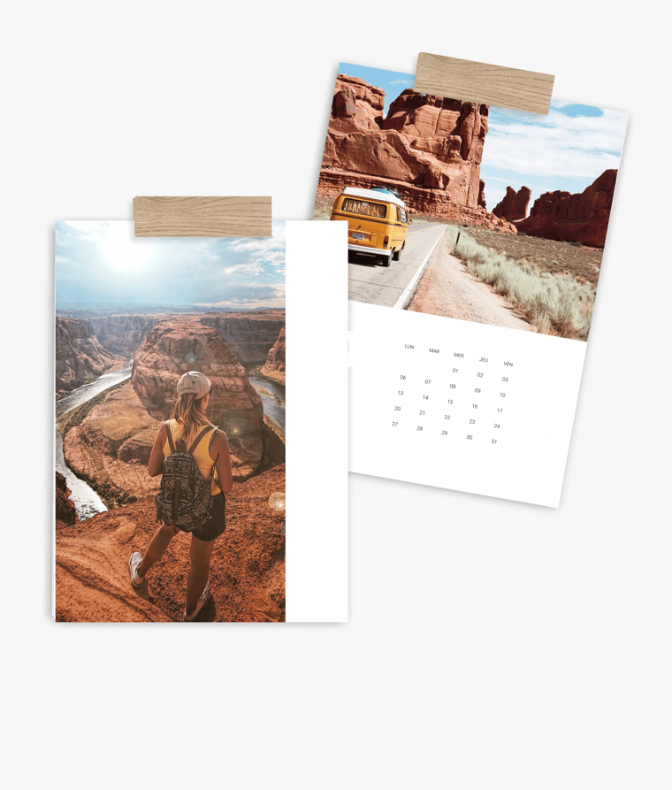 Calendrier mural Road Trip
