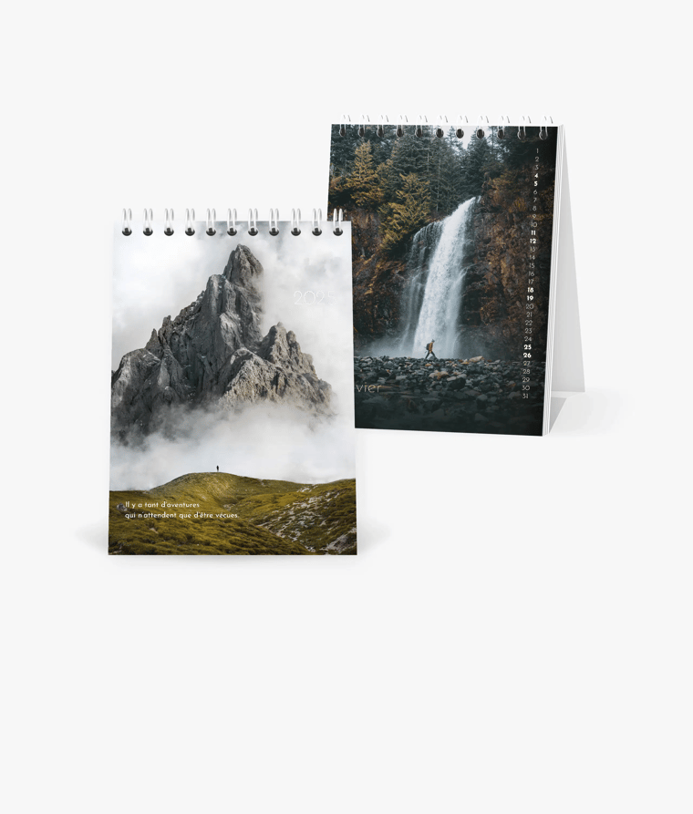 Calendrier de bureau Paysages