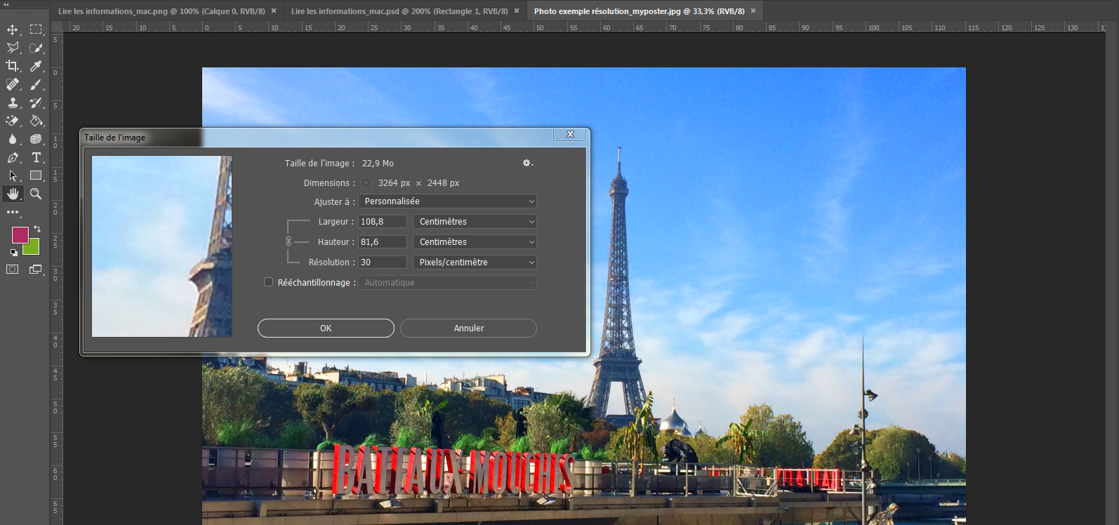 Résolution photo quel est le bon format d'impression adapté à ma photo