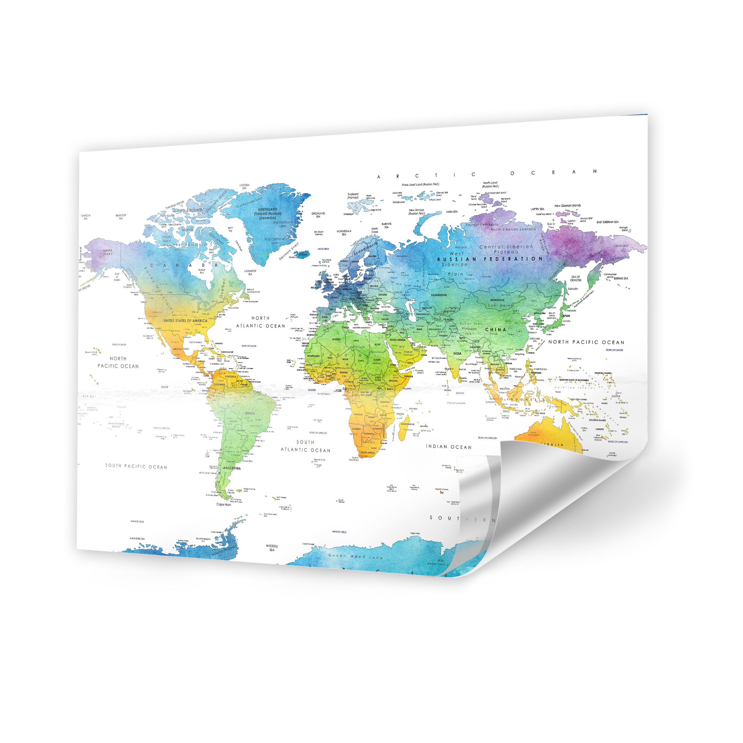 Carte Du Monde à Imprimer Format A4 Pdf